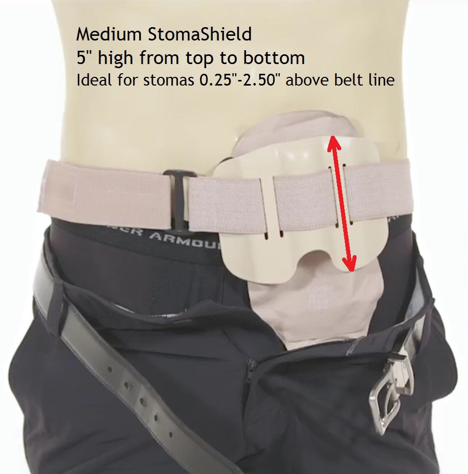 Buy Alpha Medical Stoma Support Ostomy Hernia Belt for Colostomy Bag  Abdominal Binder with Stoma Opening. L0625 (Medium Length ; 6